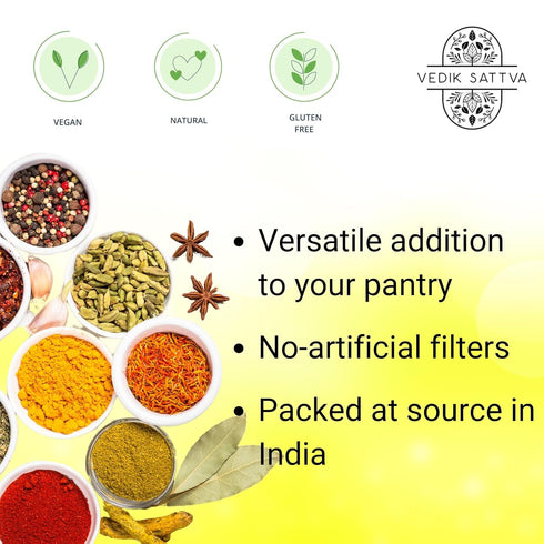 VEDIK SATTVA Khichdi Masala Spice Blend - Rice and Lentil Seasoning Mix