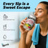 11.5oz, 24 Pack Kerns Strawberry Banana Nectar Juice - Made with Fresh Fruit Puree - Tropical Fruit Juice Concentrate