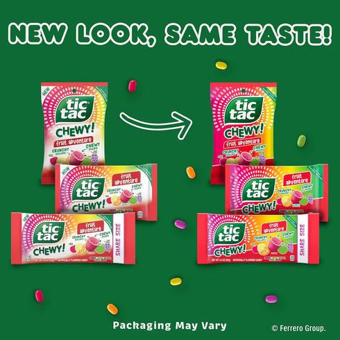 7 oz (Packaging TIC TAC CHEWY! Fruit Adventure Candy, Fruity Chewy Candy, May Vary)