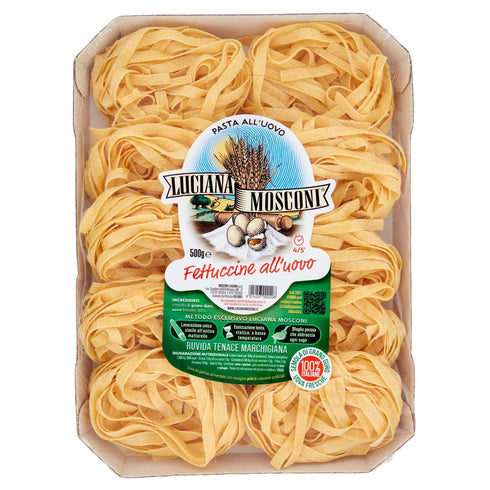 Luciana Mosconi 500gm 17.64oz Egg Fettuccine Pasta
