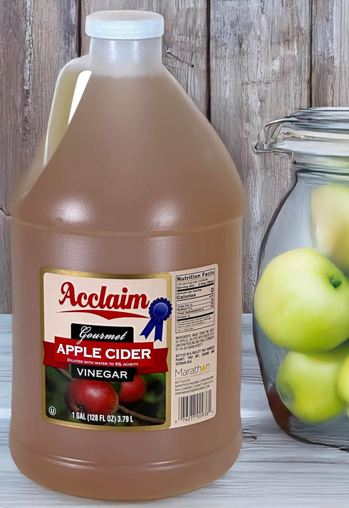 Acclaim 1 (128 oz), Gourmet Apple Cider Vinegar, Gallon fl Health and Wellness Support