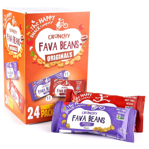 The Happy Snack Company Fava Beans Variety Pack 24 x 1 oz