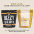 Bizzy Organic Cold Brew Coffee - Light & Bright Blend, Coarse Ground Light Roast, Micro Sifted, Specialty Grade, 100%