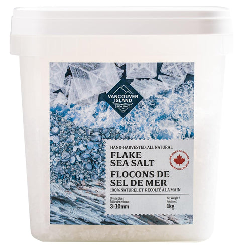 Bulk Flaky Sea Salt - 35oz Large Gourmet Salt Flakes - Professional