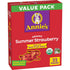 Annie's Organic Bunny Fruit Flavored Snacks, Summer Strawberry, Gluten Free, Value Pack,