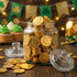 Empire Delights 100 Count Chocolate Gold Coins Foil Wrapped Milk Chocolate Candy St. Patricks Day, Party Favors