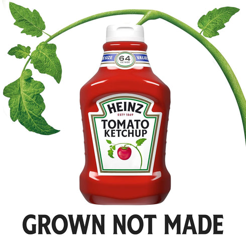 64 oz Heinz Tomato Ketchup Value Size, Bottle