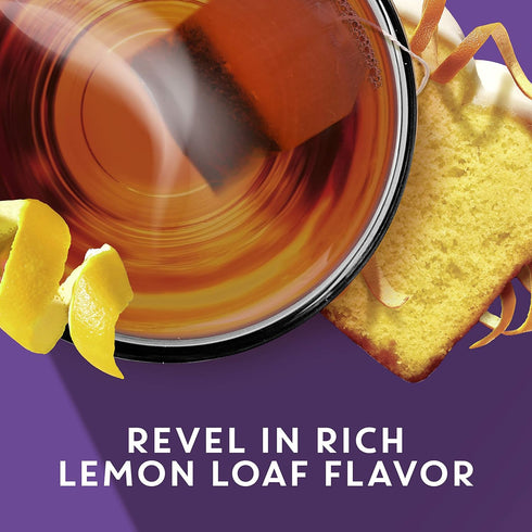 15 (Pack 2) TAZO Glazed Lemon Loaf Dessert Delights Herbal Tea Bags, Caffeine Free, Total Tea Bags