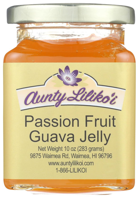 Aunty Lilikoi Passion Fruit Guava Jelly, 10 OZ