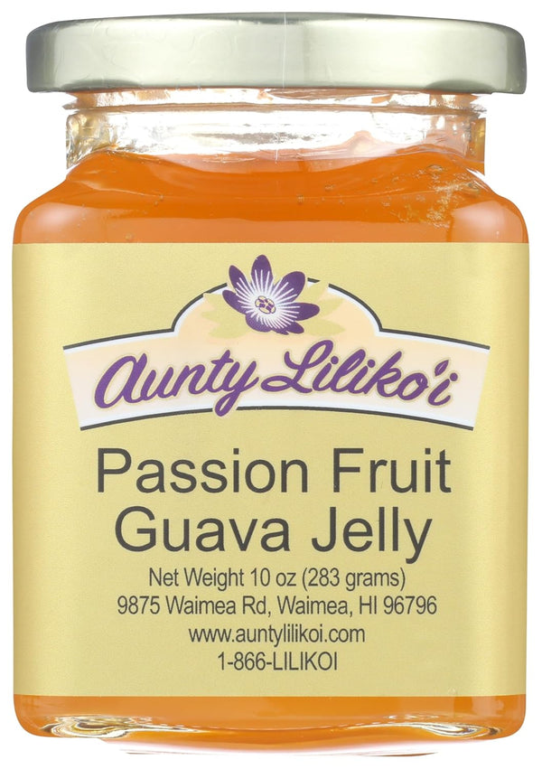 Aunty Lilikoi Passion Fruit Guava Jelly, 10 OZ