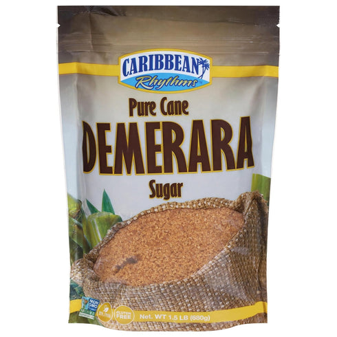 CARIBBEAN RHYTHMS Pure Cane Demerara Sugar, 1.5 lb.