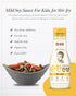 SEMPIO Mild Soy Sauce for Baby Kids, 50% Less Salt, Apple & Pear Infused, 6.7 fl oz / 200ml, Vegan, Gluten-Free