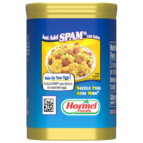 25% Sodium,12-Pack, 7oz SPAM Less Cans