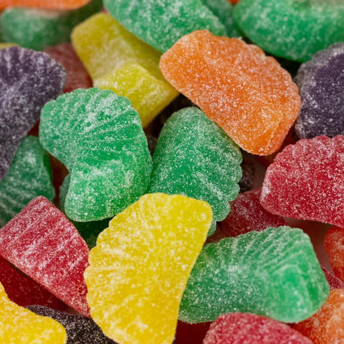Fruit Slices Jelly Candy 2 Pound Bag | Assorted Flavors | Sugar-Dusted