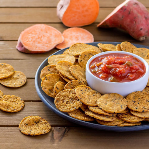 RW Garcia 3 30 (2 15oz 30 1.87 Sweet Potato Seeds Crackers Net Wt Ounce X Bags), Ounce ,, Pound ()