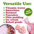 8 100% Food to Live Pomegranate Juice Powder, Ounces Natural Antioxidant, Rich Superfood for Smoothies, Baking