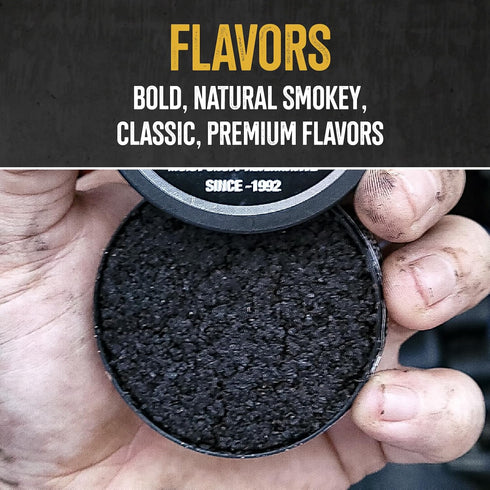 10 BaccOff Original Fine Cut Black Tea - Cans of Bold, Smoky Flavor