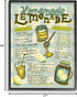 Stupell Industries Homemade Lemonade Vintage Drink Recipe Wall Art, Black Framed, 11 x 14, Green