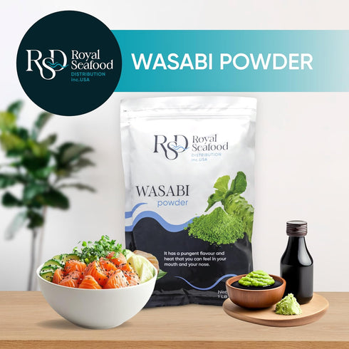 1 LB RSD Premium Wasabi Powder Real Japanese Horseradish Root Powder for Sushi, Sashimi & Sauces Gluten Free, Hot