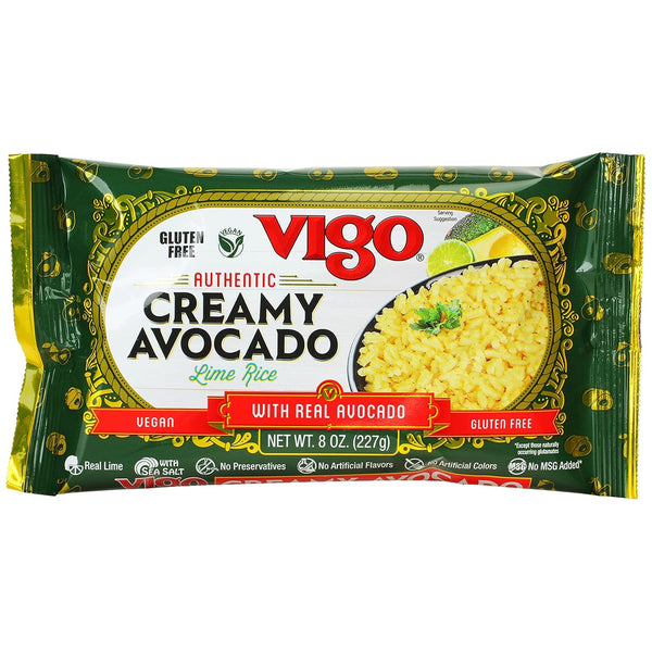 Vigo Authentic Creamy Avocado Lime Rice, Low Fat, Gluten Free (8 Ounce