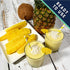 2 Pack 42 oz Packed Pineapple Spears in Coconut Water Jar, Ready-to-Eat Fruit Spears in Light Coconut Water, Fresh