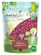 Food to Live Organic Small Red Chili Beans, 1 Pound - Non-GMO,