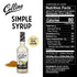 32 Set 1 Collins Simple Syrup, Classic Simple Syrup, Real Sugar Cocktail Syrups, Soda Water Flavors, Cocktail Mixers