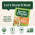 8.5 OZ SEEDS OF CHANGE Organic Quinoa & Brown Rice with Garlic, Organic Food, Pouch