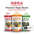 Pack 6-Pack Crispy Seaweed Snacks by Nora | Asian Snacks | Taster's Variety | Low-Sugar, Vegan, Non-GMO Verified |