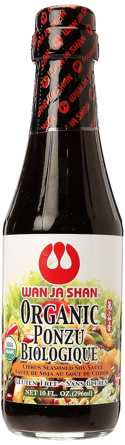 WAN JA SHAN Organic Ponzu Sauce, Citrus Seasoned Soy Sauce, 10 FZ