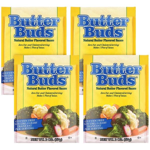 Butter Buds Sauce Mix, 2 Oz (4-Pack) Non-GMO, Gluten-Free Natural Butter Flavored