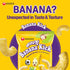 1.58 oz (Pack 20) Nongshim Banana Kick Puff Snack - Crispy Corn Puff with Banana Flavor, Soft and Sweet Fruit Snack