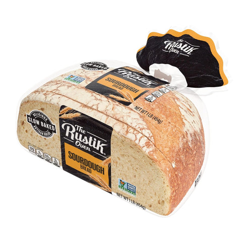 The Rustik Oven 16 Oz Sourdough Bread, Bread Free From Artificial Colors and Flavors, Loaf