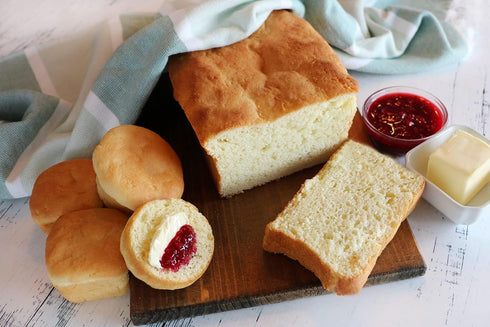 19 oz Mom's Place Gluten-Free Best Rolls & Bread Mix - Dairy Free, Nut Free, Soy Free, Corn Free, NON GMO, Preservative