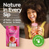 10 Count Frubemix Raspberry & Passion Fruit Honey Sweetened, Pure-Based Drink Mix | Soda Alternative Hot, Iced