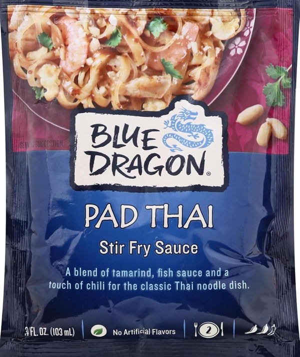 Blue Dragon Stir Fry Sauce, Pad Thai, 3.4 Fl. Ounce - Pack of 1