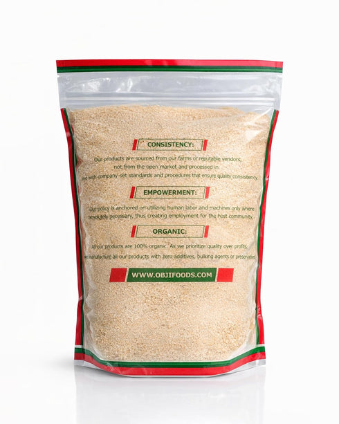 Generic 5Lbs Obiji Foods -African Yellow Garri Cassava Granules, Traditional West African Gari, Fermented Cassava