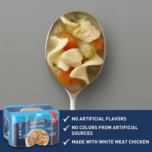 19 oz., 4 Pack Progresso Traditional, Chicken Noodle Soup, Ready To Serve