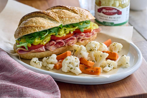 16 Oz Pack 2 Mezzetta Pickled Vegetables Cauliflower and Carrots Brined with Savory Herbs Vegan Crunchy Snacks No