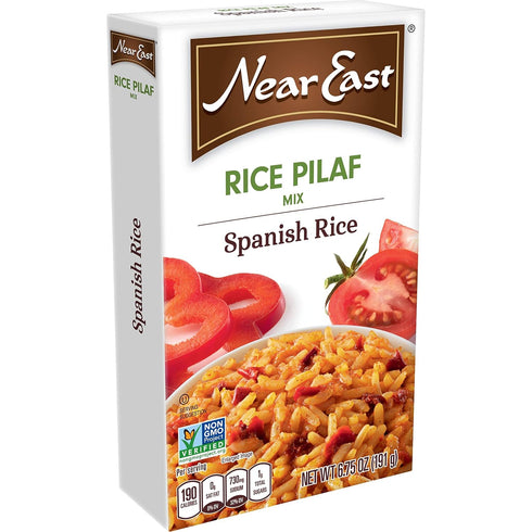 6.75oz (12 Pack) Near East Rice Pilaf Mix, Spanish Rice, Boxes