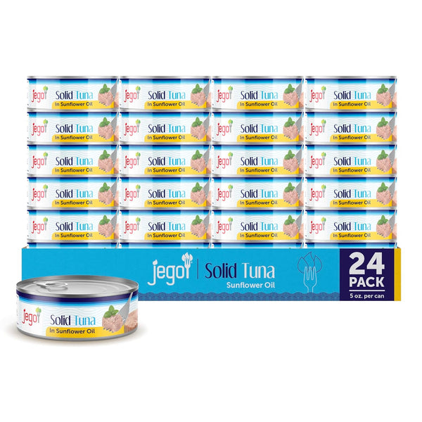 Jego Solid Tuna in Sunflower Oil | Wild Natural Catch Tuna |
