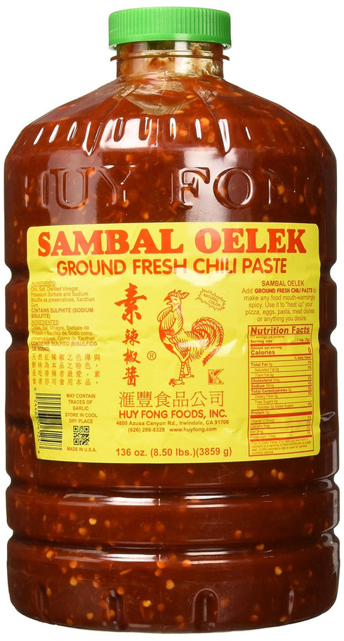 Huy Fong 8.5 ,Chili,136 Sambal Oelek, Pound Ounce