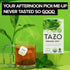96 (16ct Pack 12) TAZO Organic Zen Green Tea Bags, Caffeine Free Tea with Refreshing Lemongrass & Spearmint, Total Tea