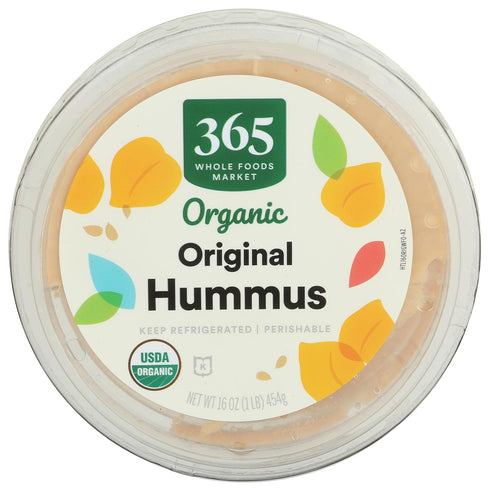 365 by Whole Foods Market , Organic Original Hummus, 16 Ounce