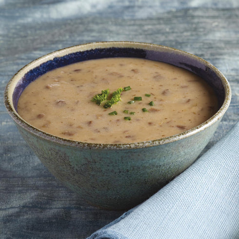 14 Oz Amy's Soup, Mushroom Bisque With Porcini, Gluten Free, Made with Organic Vegetables and Cream, Vegetarian Canned