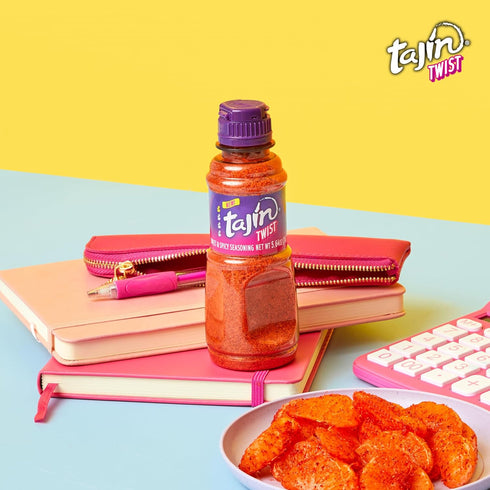10.6oz (Pack 2) Tajin Twist Sweet and Spicy Seasoning, Fruit and Chili Powder