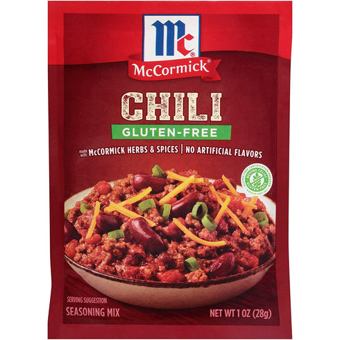 McCormick Chili Seasoning Mix, GLUTEN-FREE, 1oz (3 pack)