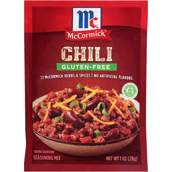 McCormick Chili Seasoning Mix, GLUTEN-FREE, 1oz (3 pack)