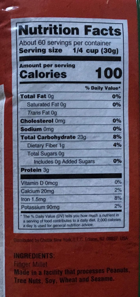 Deep 4 Ragi (Finger Millet) Flour - Pounds