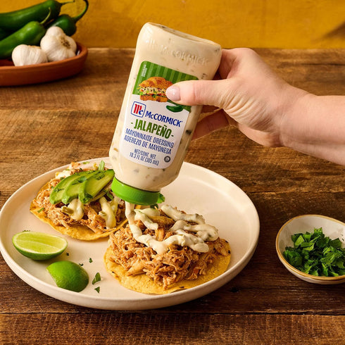 10.3 oz McCormick Mayonnaise Dressing, Jalapeo, A Smooth, Spicy Mayo That is a Great Addition to Sandwiches, Dips